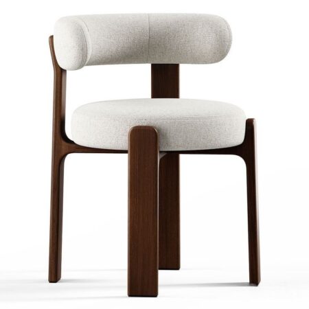 Chaise en bois de noyer