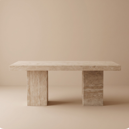 Table à  manger rectangulaire, Table Florence – Moroccan Home Signature