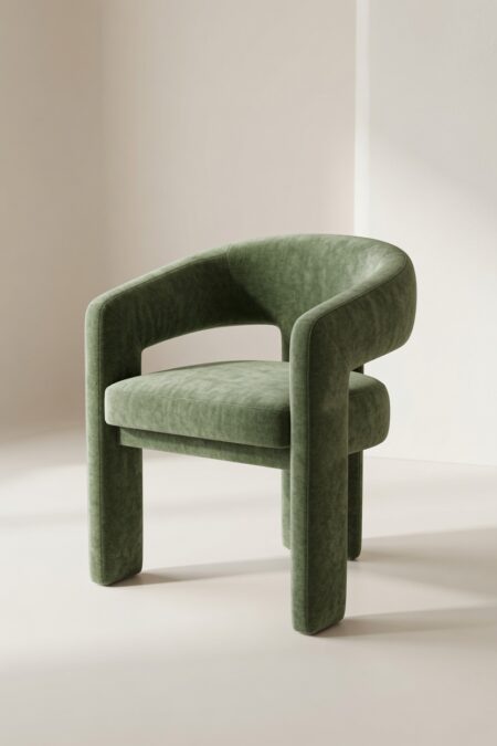 Chaises Velours Vert Boucle – Design Moderne & Confort Exceptionnel